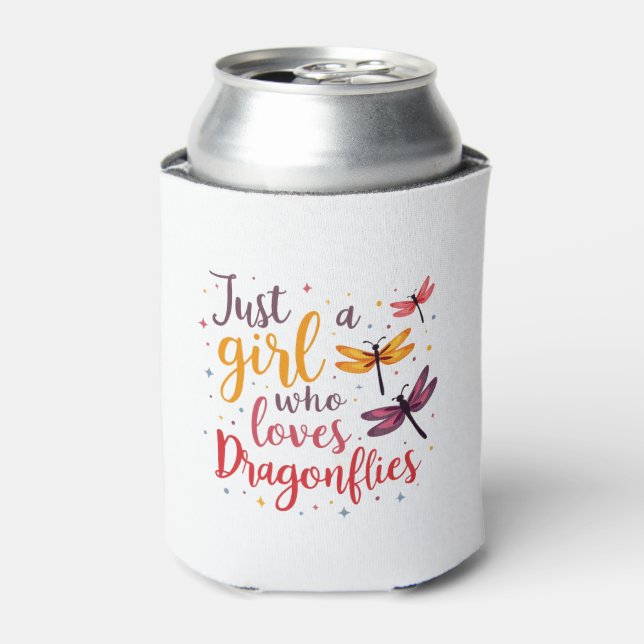 Dragonflies Animals Women Gift Idea Dragonfly (4) Can Cooler (Can Front)