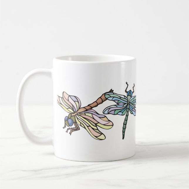 Dragonflies Coffee Mug (Left)