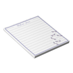 Dragonflies in flight personalised notepad