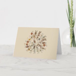 Dragonflies in Sync Greeting Card