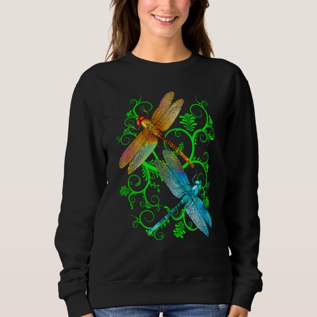 Dragonflies in the Garden Sweatshirt (Front)