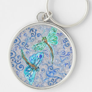 Dragonflies Key Ring
