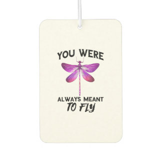 Dragonflies Nature Insect Always Meant To Fly Drag Car Air Freshener