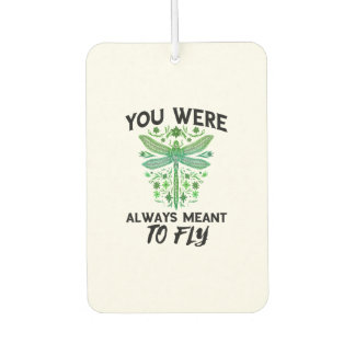 Dragonflies Nature Insect Always Meant To Fly Drag Car Air Freshener