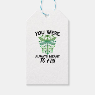 Dragonflies Nature Insect Always Meant To Fly Drag Gift Tags