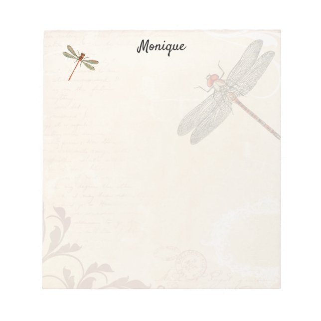 Dragonflies Notepad (Front)