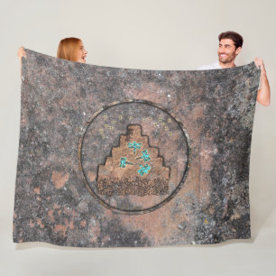 Dragonflies on the Mountain Fleece Blanket