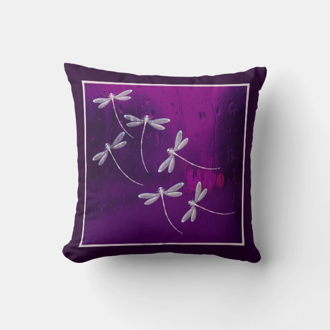 Dragonflies on water cushion (Front)