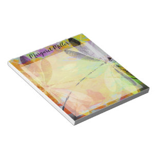 Dragonflies personalised notepad