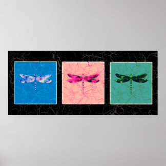 Dragonflies Poster