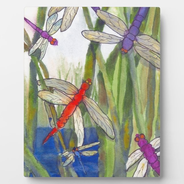 Dragonflies Summer Plaque (Front)