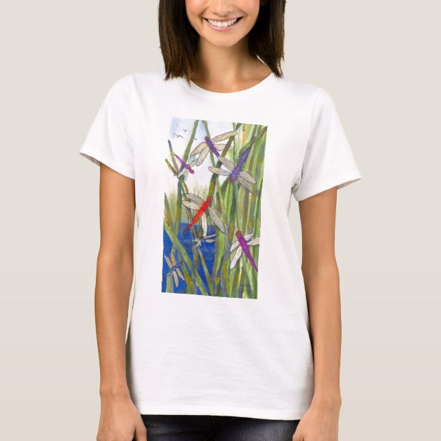 Dragonflies Summer T-Shirt (Front)