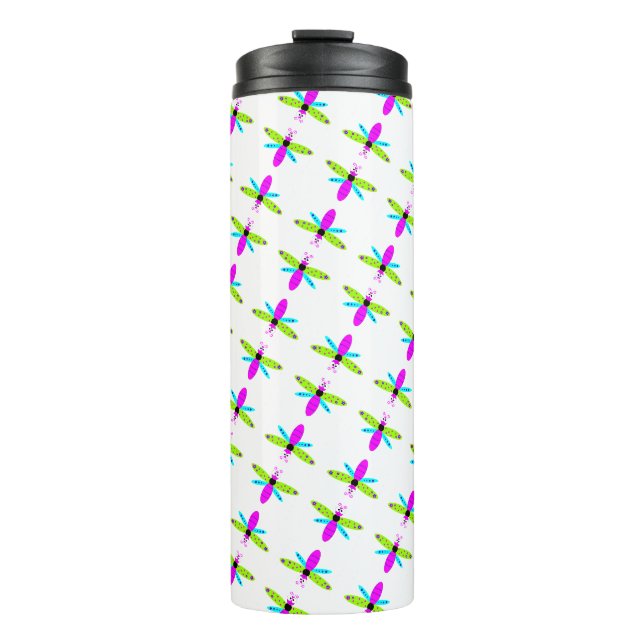 Dragonflies Thermal Tumbler (Front)