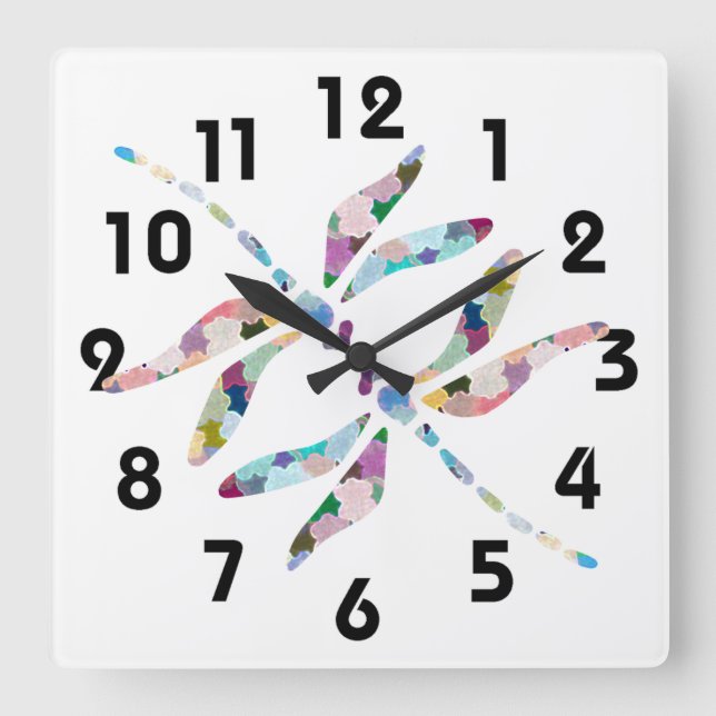 Dragonflies Wall Clock (Front)