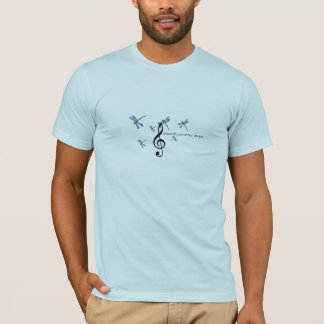dragonfly1, treble_cleff, dragonfly1, dragonfly... T-Shirt