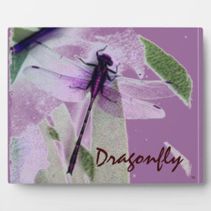 Dragonfly Abstract Art Plaque