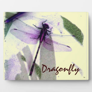 Dragonfly Abstract Art Plaque