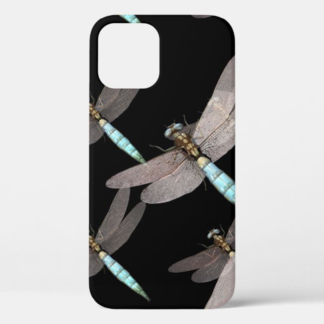 Dragonfly Air Force on Black Design Case-Mate iPho Case-Mate iPhone Case (Back)