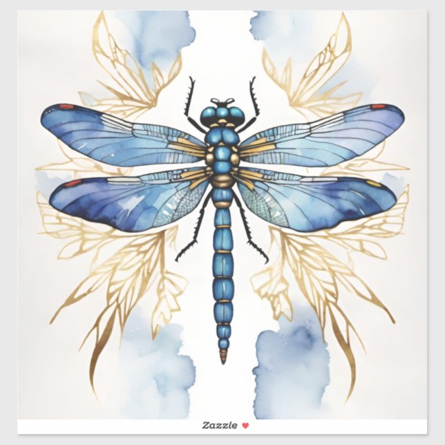 Dragonfly Alcohol Ink  (Sheet)