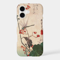 Dragonfly and Flower, Hiroshige, Ukiyo-e