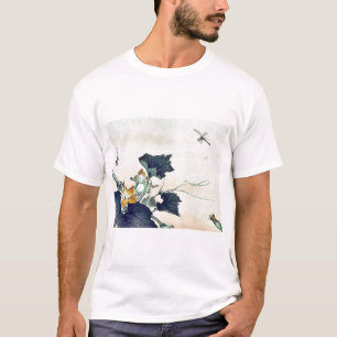 Dragonfly and pumpkin by Ogata, Gekko Ukiyoe T-Shirt