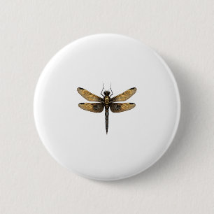 Dragonfly Animal Art Graphic Dragonfly (1) 6 Cm Round Badge