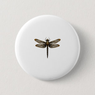 Dragonfly Animal Art Graphic Dragonfly (2) 6 Cm Round Badge