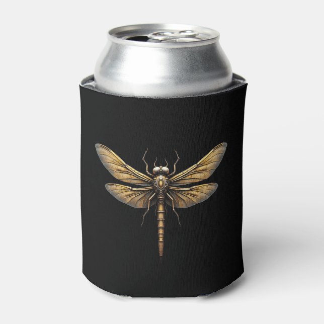 Dragonfly Animal Art Graphic Dragonfly (2) Can Cooler (Can Front)