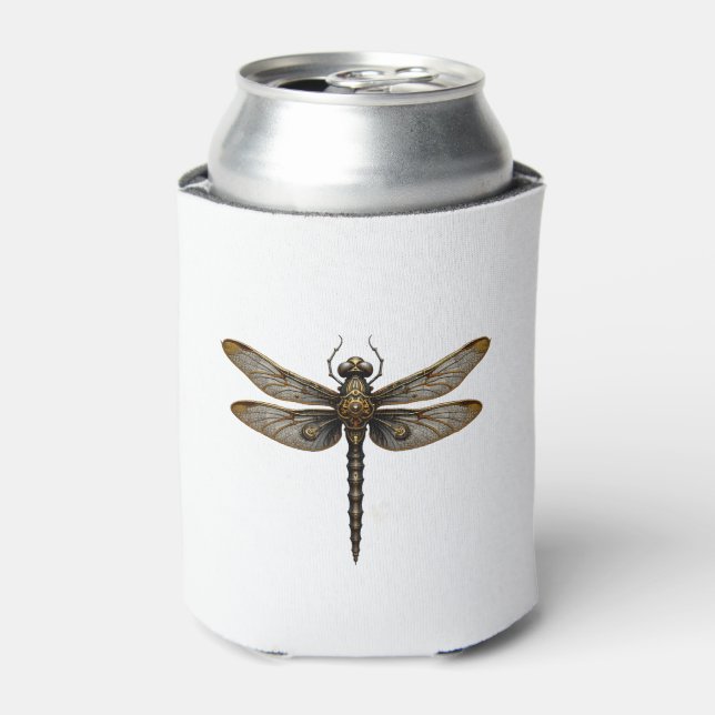 Dragonfly Animal Art Graphic Dragonfly (2) Can Cooler (Can Front)