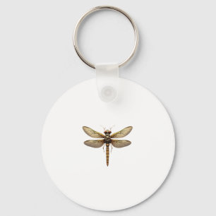 Dragonfly Animal Art Graphic Dragonfly Key Ring