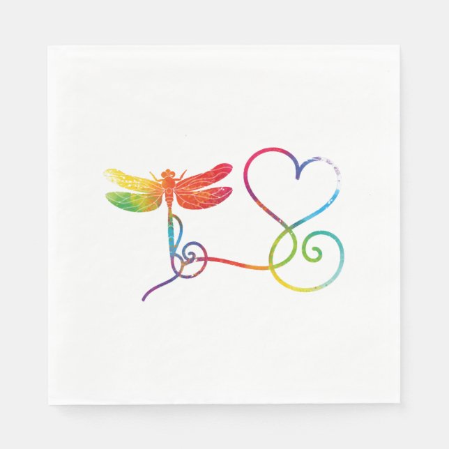 Dragonfly Animal Napkin (Front)