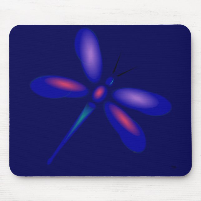 Dragonfly Art Mousepad (Front)