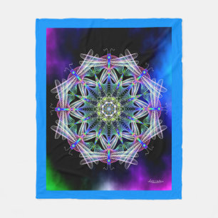 Dragonfly Awakens Fleece Blanket