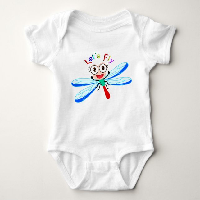 dragonfly baby bodysuit (Front)