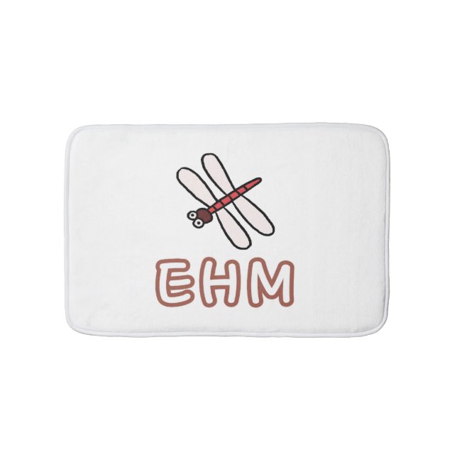Dragonfly                           bath mat (Front)