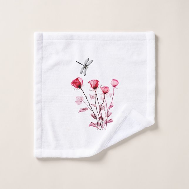 Dragonfly  bath towel set (Wash Cloth)