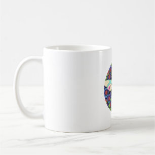 Dragonfly Beautiful, colourful, and ornate Coffee Mug