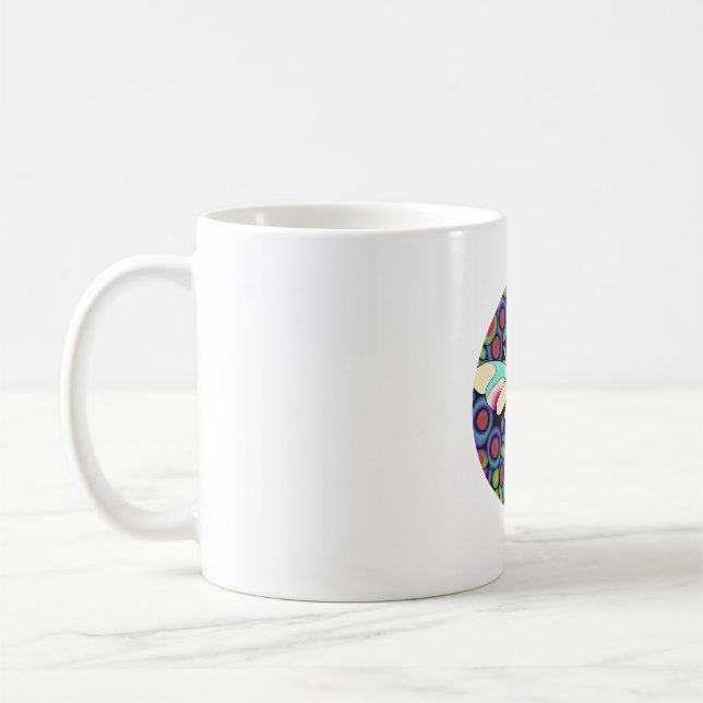 Dragonfly Beautiful, colourful, and ornate    Coffee Mug (Left)