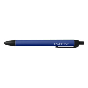 Dragonfly blue colour name black ink pen