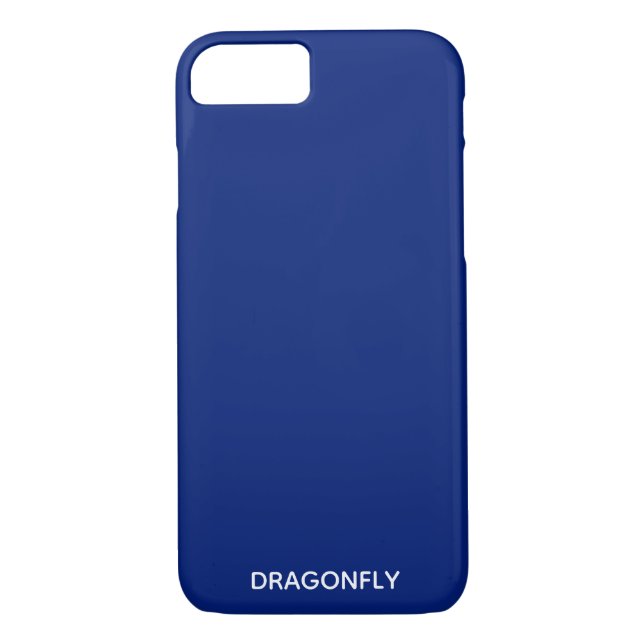 Dragonfly blue colour name Case-Mate iPhone case (Back)