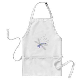 Dragonfly Blue Whimsical Cartoon Art Standard Apron