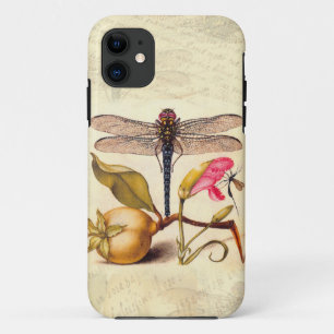 Dragonfly Botanical Nature Wildlife Hoefnagel Art Case-Mate iPhone Case