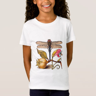 Dragonfly Botanical Nature Wildlife Hoefnagel Art T-Shirt