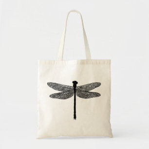 dragonfly Bug Insect nature wildlife Silhouette ar Tote Bag