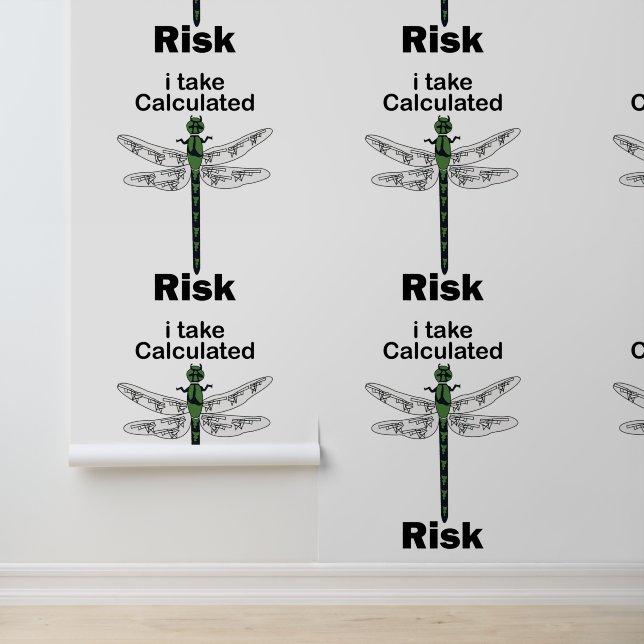Dragonfly Calculated Risk Taker Funny Wallpaper (Application)