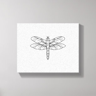 Dragonfly canvas print