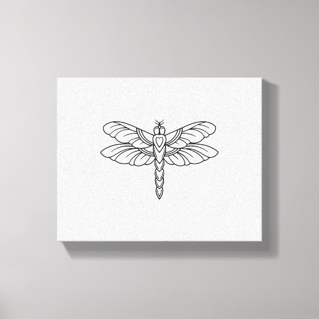 Dragonfly                         canvas print (Front)