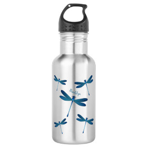 Dragonfly cartoon illustration 532 ml water bottle