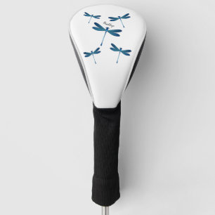 Dragonfly cartoon illustration golf head cover