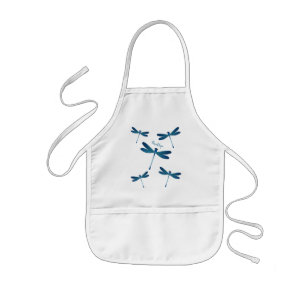 Dragonfly cartoon illustration  kids apron